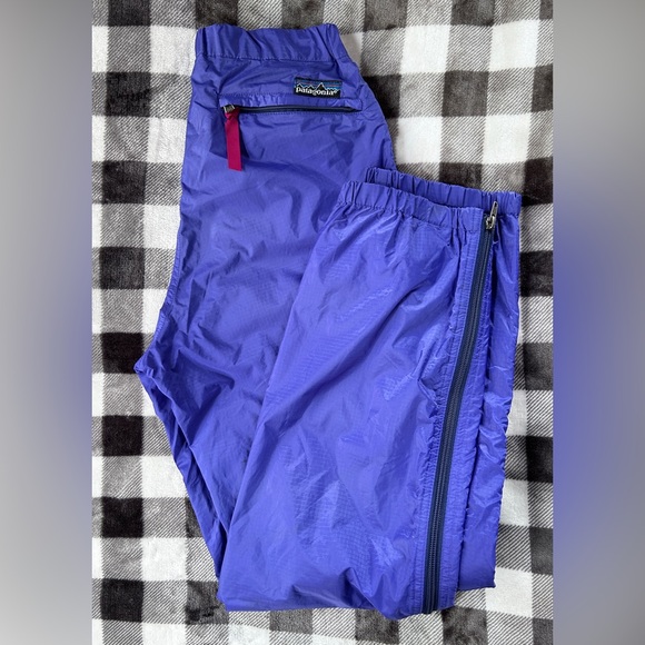 Patagonia Full Side-Zip Water Repellent Pants XS Vintage - Picture 2 of 11